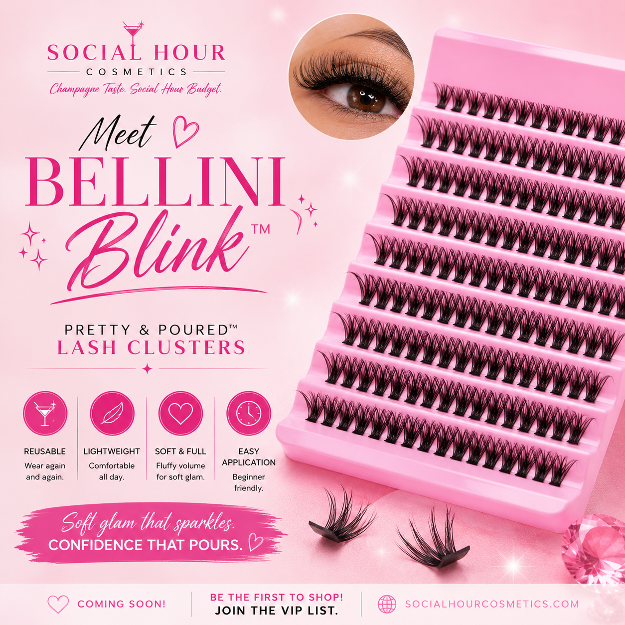 Bellini Blink Lash Clusters
