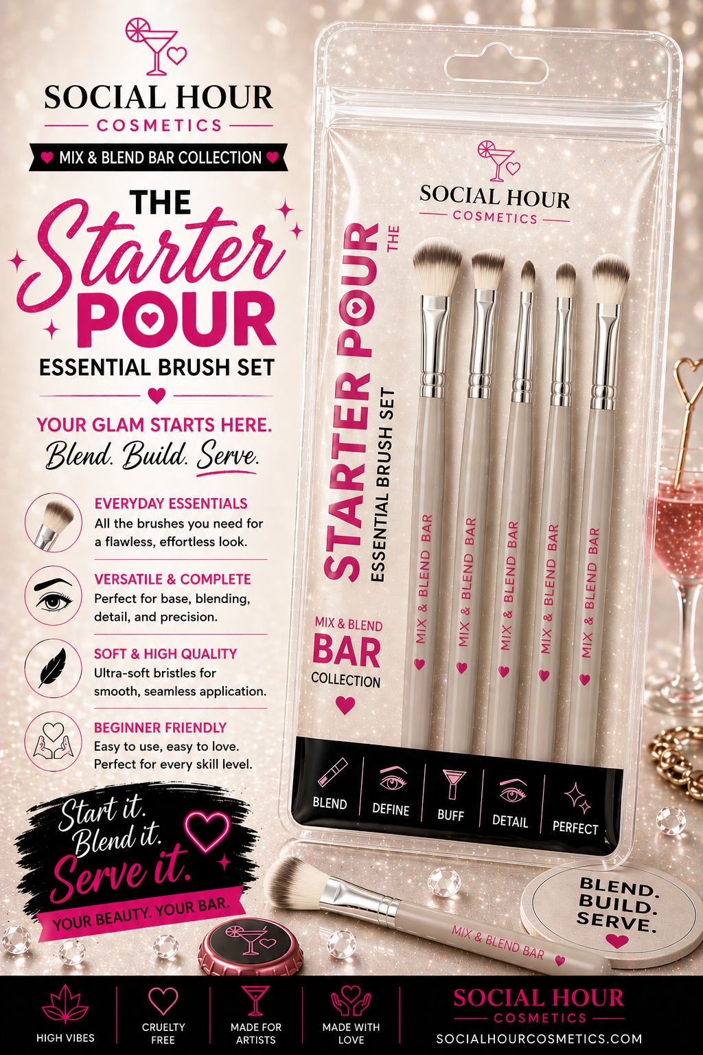The Starter Pour™ 5-Piece Blend Set
