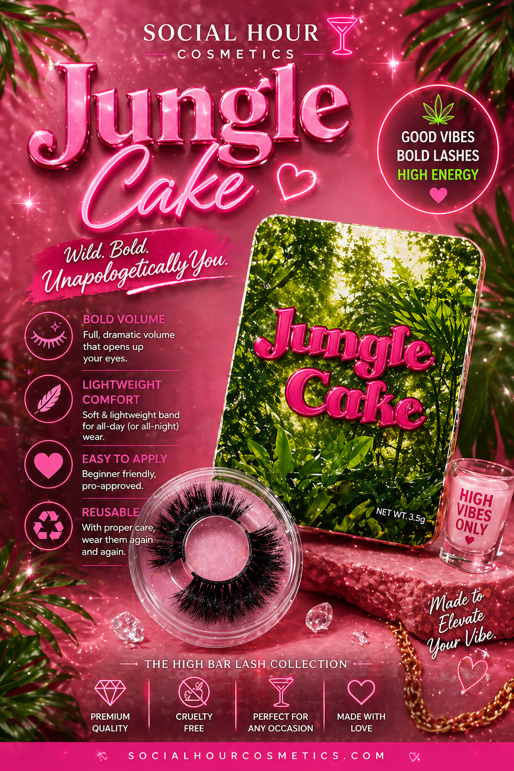 Jungle Cake – Extra Fluffy Dramatic False Lashes