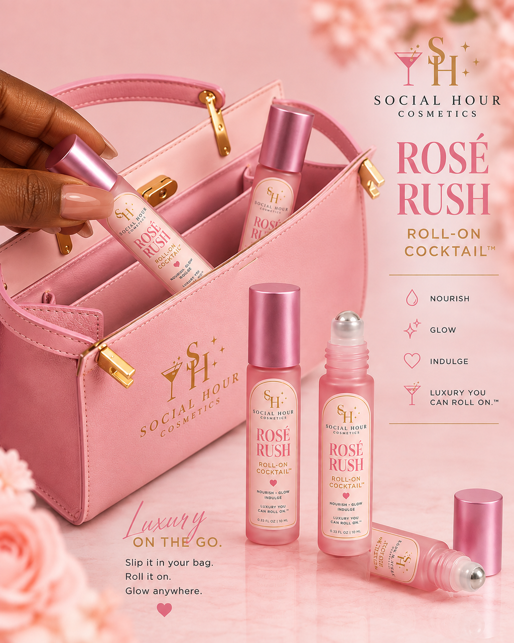 Rosé Rush™ Roll-On Cocktail