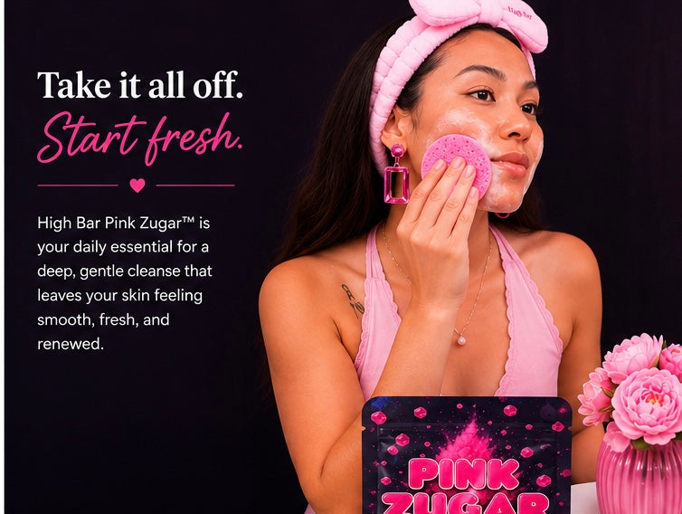 Pink Zugar Exfoliation Sponge