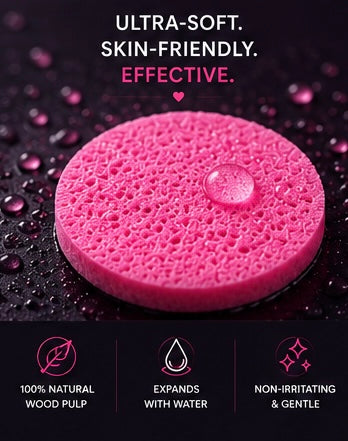 Pink Zugar Exfoliation Sponge