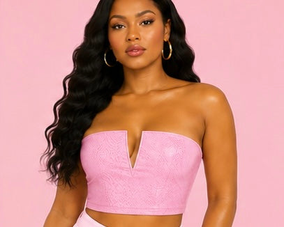 Pink Mojito Tube Top 🍹💖