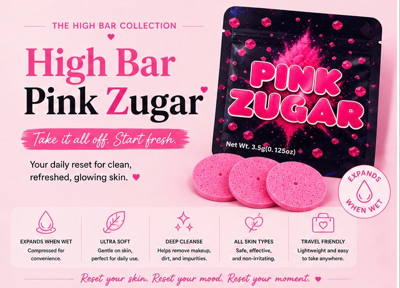 Pink Zugar Exfoliation Sponge