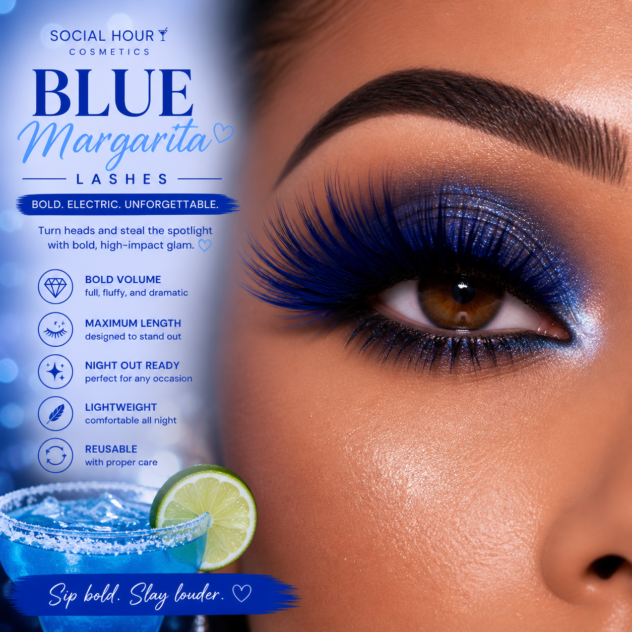Blue Margarita Lashes