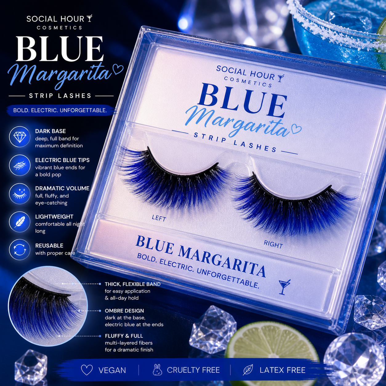 Blue Margarita Lashes