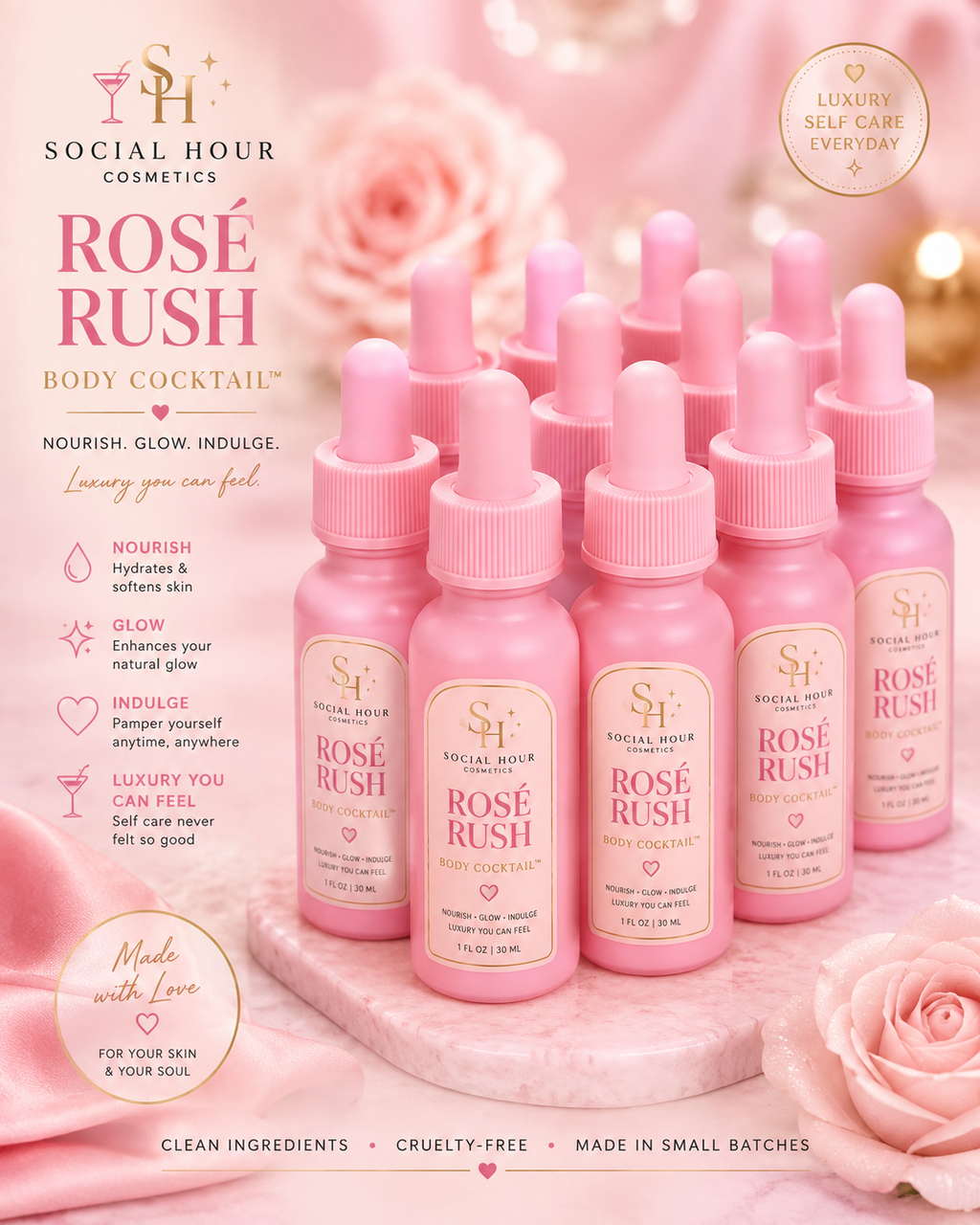 Rosé Rush™ Hydrating Body Oil