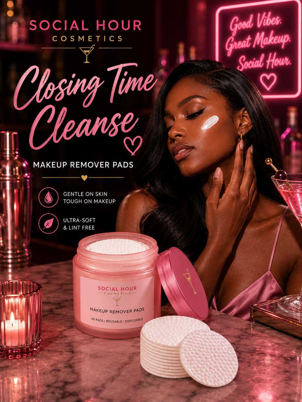 Closing Time Cleanse™ Makeup Remover Pads