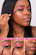 Line Up Precision Brush Set  6pc Detail & Eye Makeup Brush Kit
