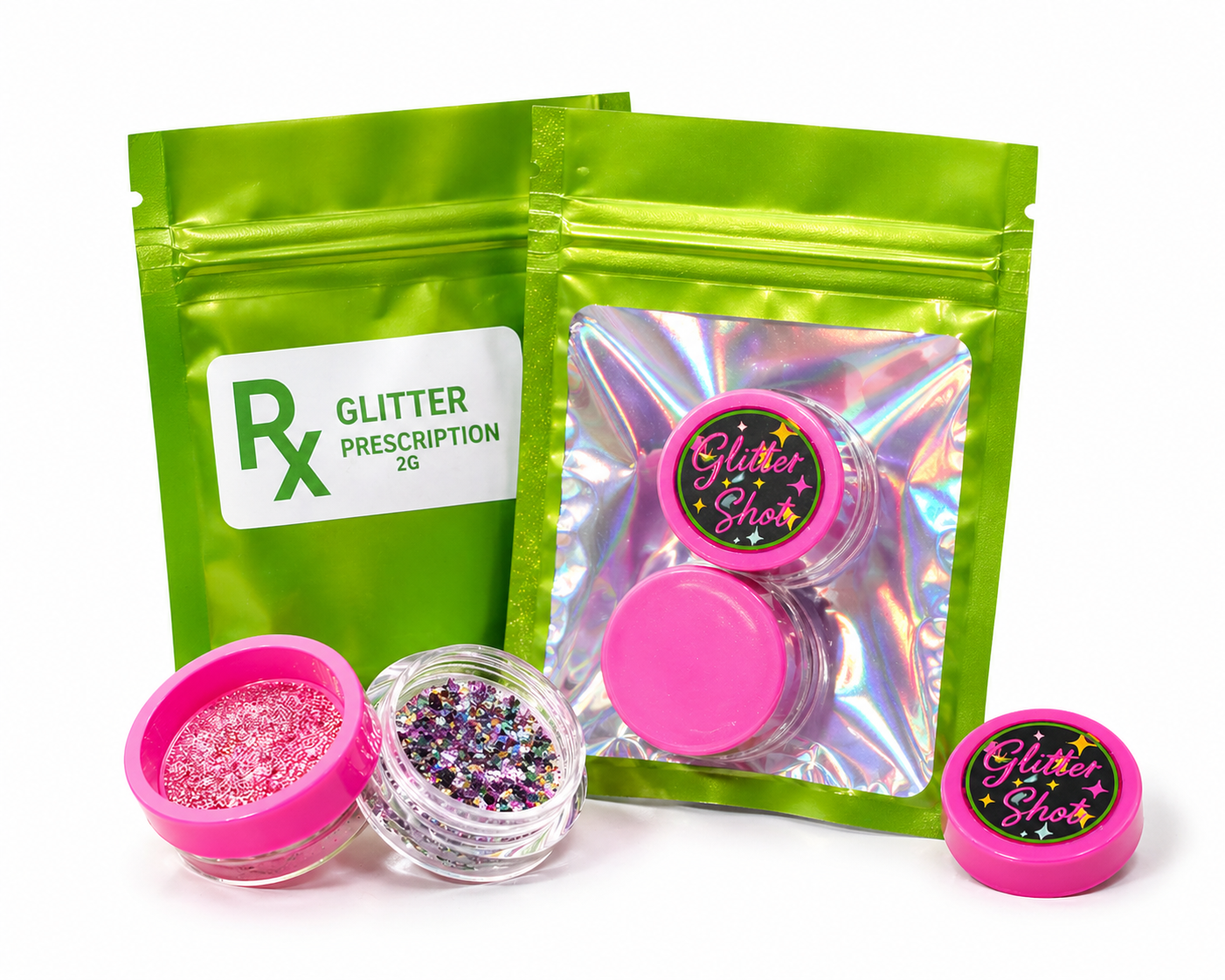 Glitter Shot Eyeshadow High Shine Glitter Eye Pigment (2G)