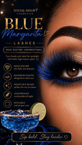 Blue Margarita Lashes - Social Hour