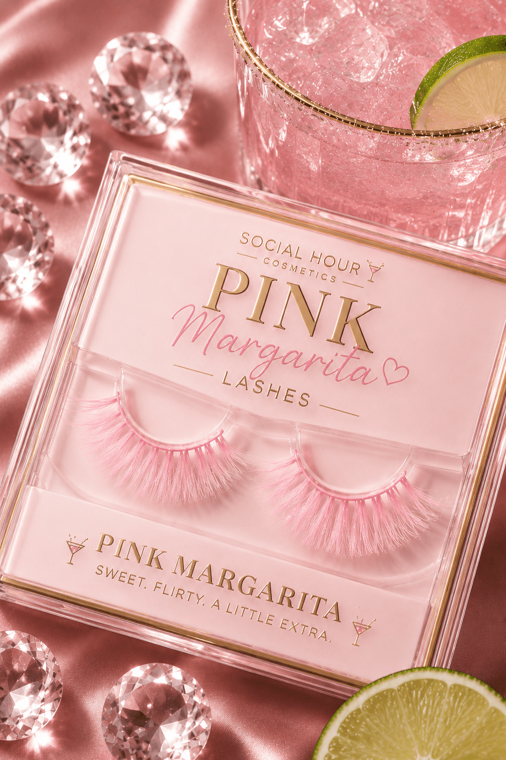 Pink Margarita Lashes - Social Hour