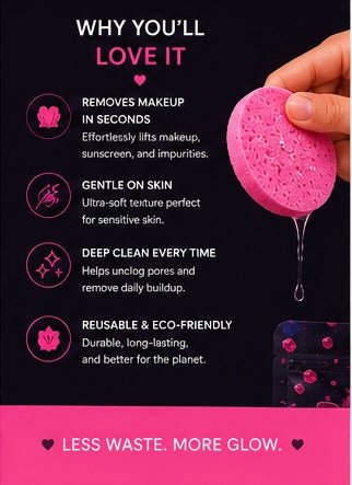 Pink Zugar Exfoliation Sponge - Social Hour